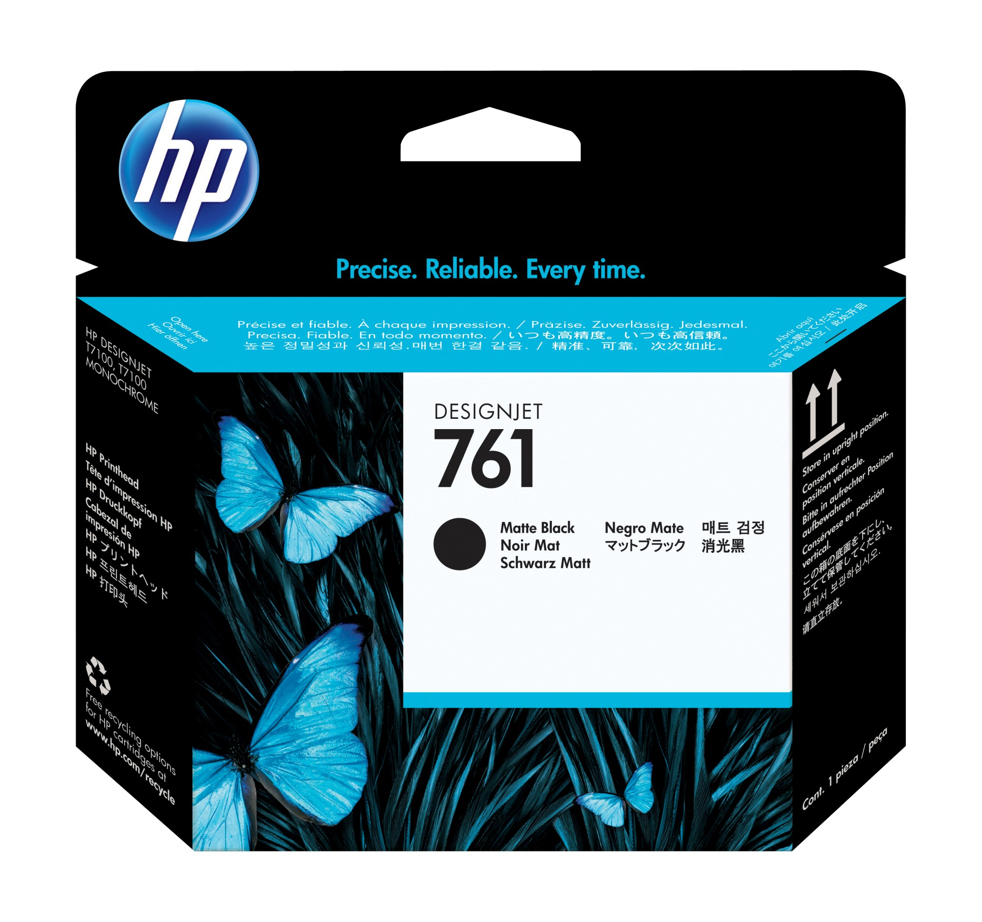 HP 761 [CH648A] matte-black Druckkopf