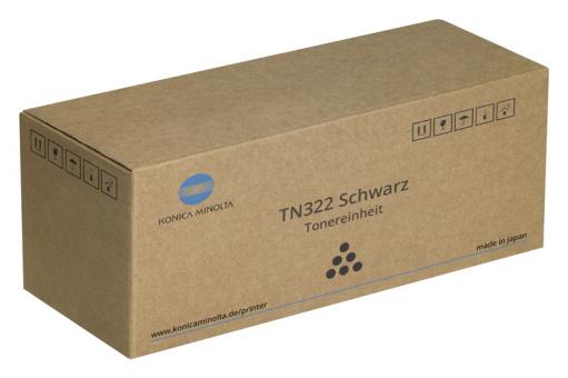 Toner f. Konica Minolta bizhub 364e [TN-322/A33K050] black