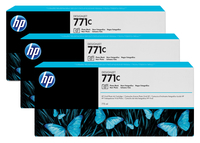 HP 771 [B6Y37A] 3er-Pack (3xB6Y13A) photo-black Tinte