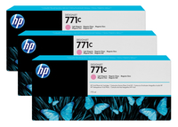 HP 771 [B6Y35A] 3er-Pack (3xB6Y11A) light-magenta Tinte