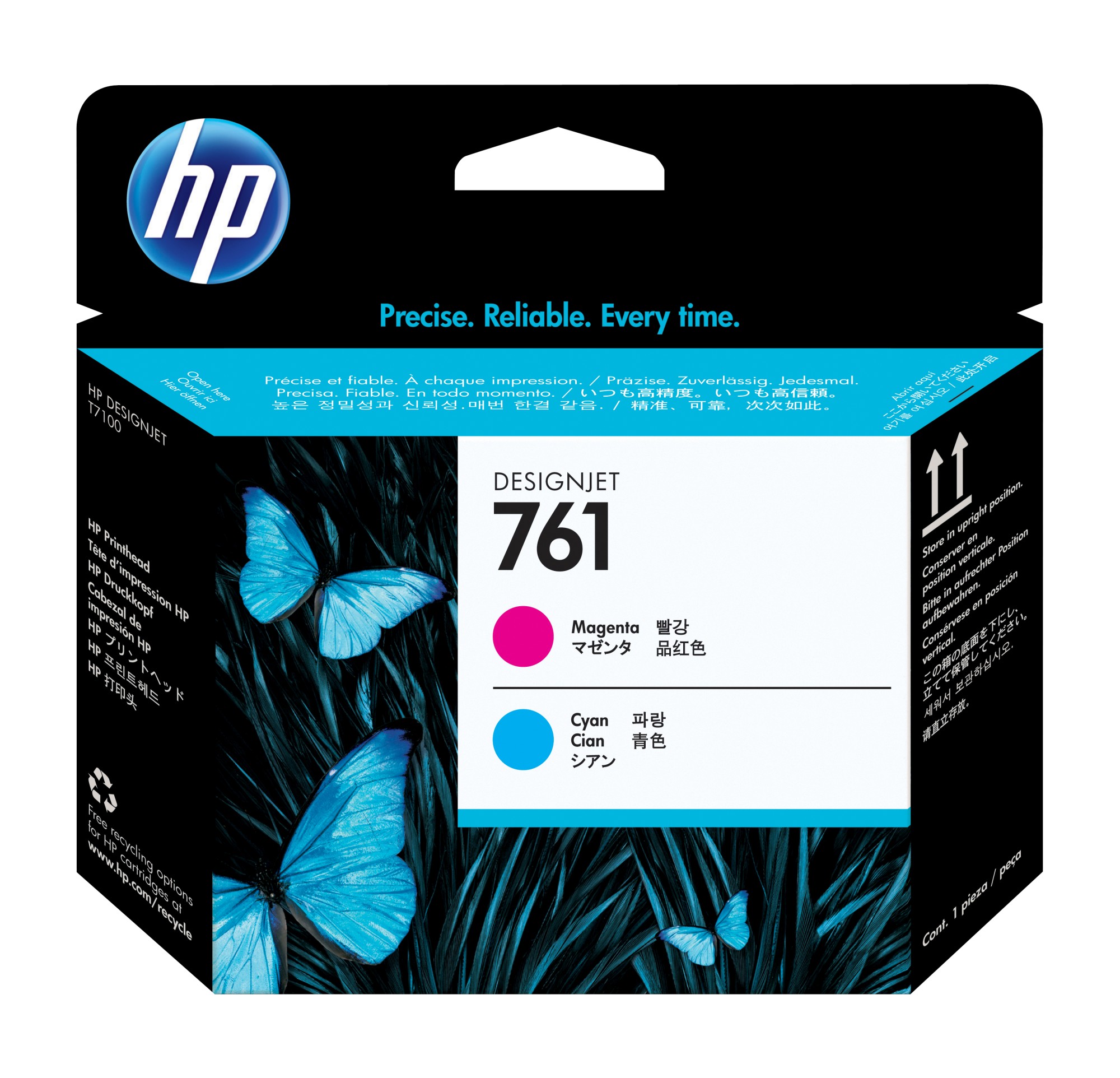 HP 761 [CH646A] magenta/cyan Druckkopf