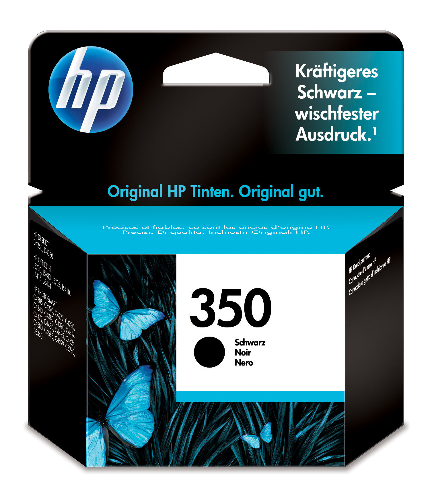 HP 350 [CB335E] black Tinte