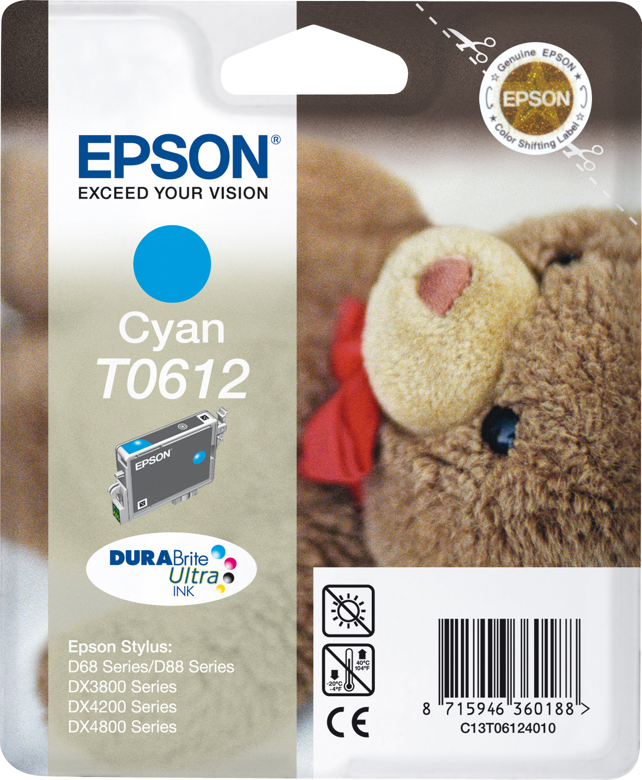 Epson T0612 [C13T06124010] cyan Tinte