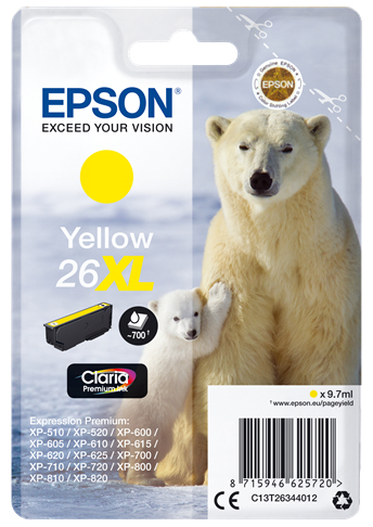 Epson 26XL [C13T26344012] HC yellow Tinte