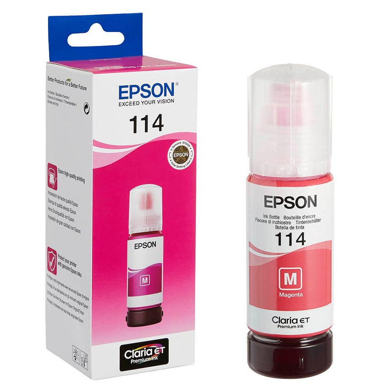 Epson [C13T07B340] Nr.114 EcoTank magenta Tinte