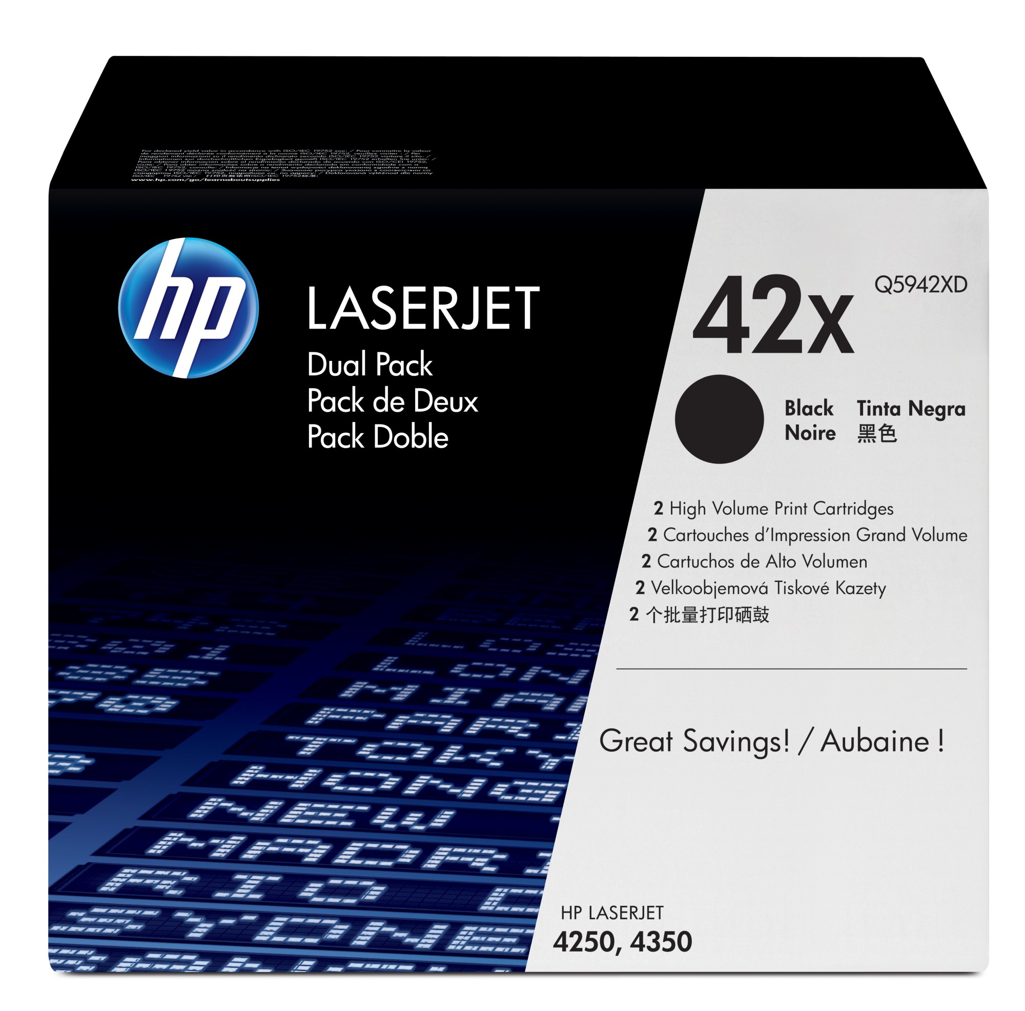 HP 42X [Q5942XD] HC TwinPack (2xQ5942X) black Toner