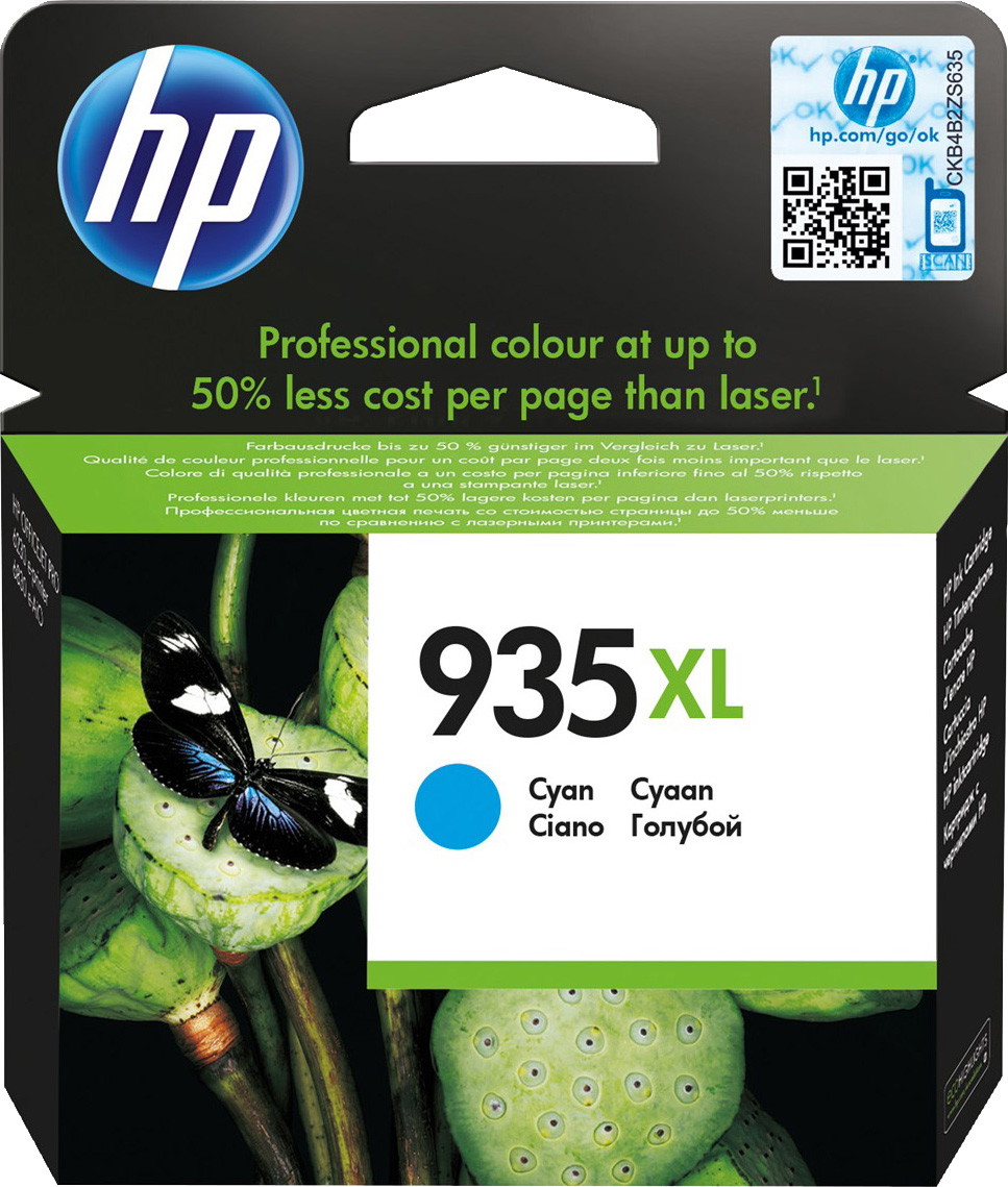 HP 935XL [C2P24A] HC cyan Tinte