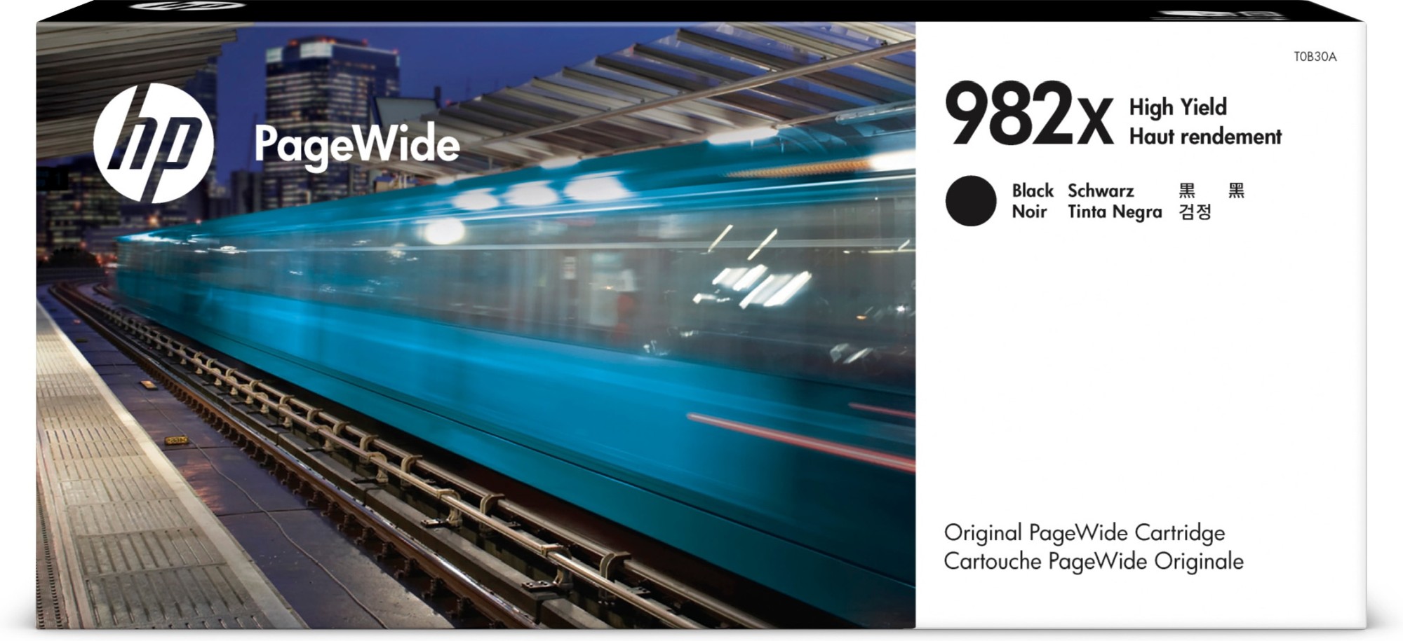HP 982X [T0B30A] HC black Tinte