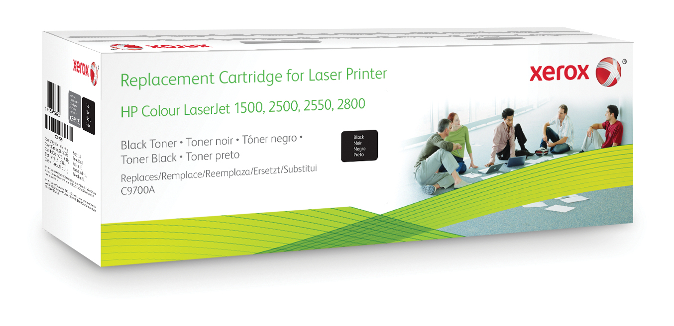Toner f. HP Color LaserJet 2550 [w.Q3960A] Nr.122A black (12)