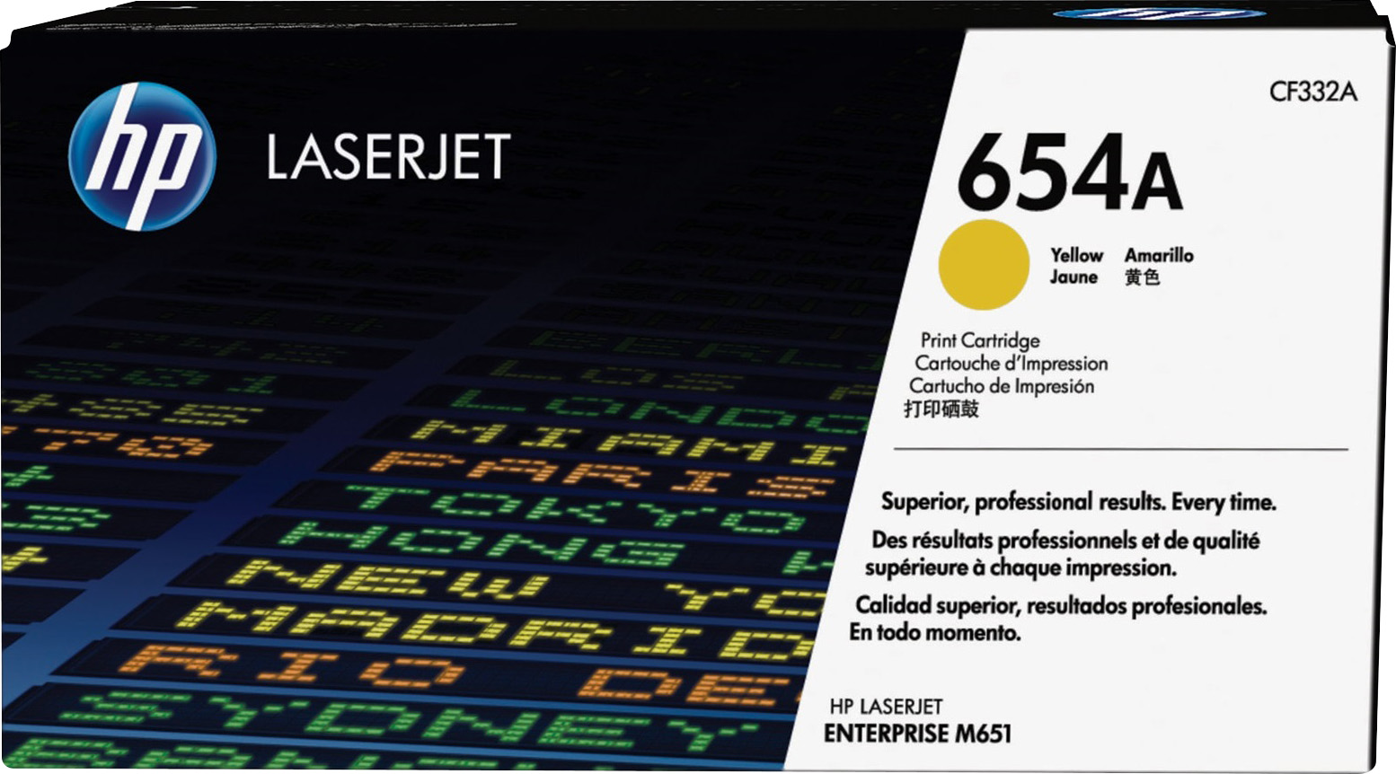 HP 654A [CF332A] yellow Toner