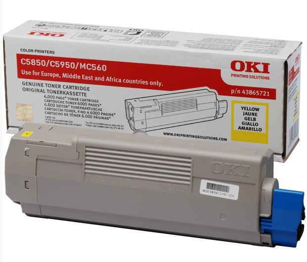OKI [43865721] yellow Toner