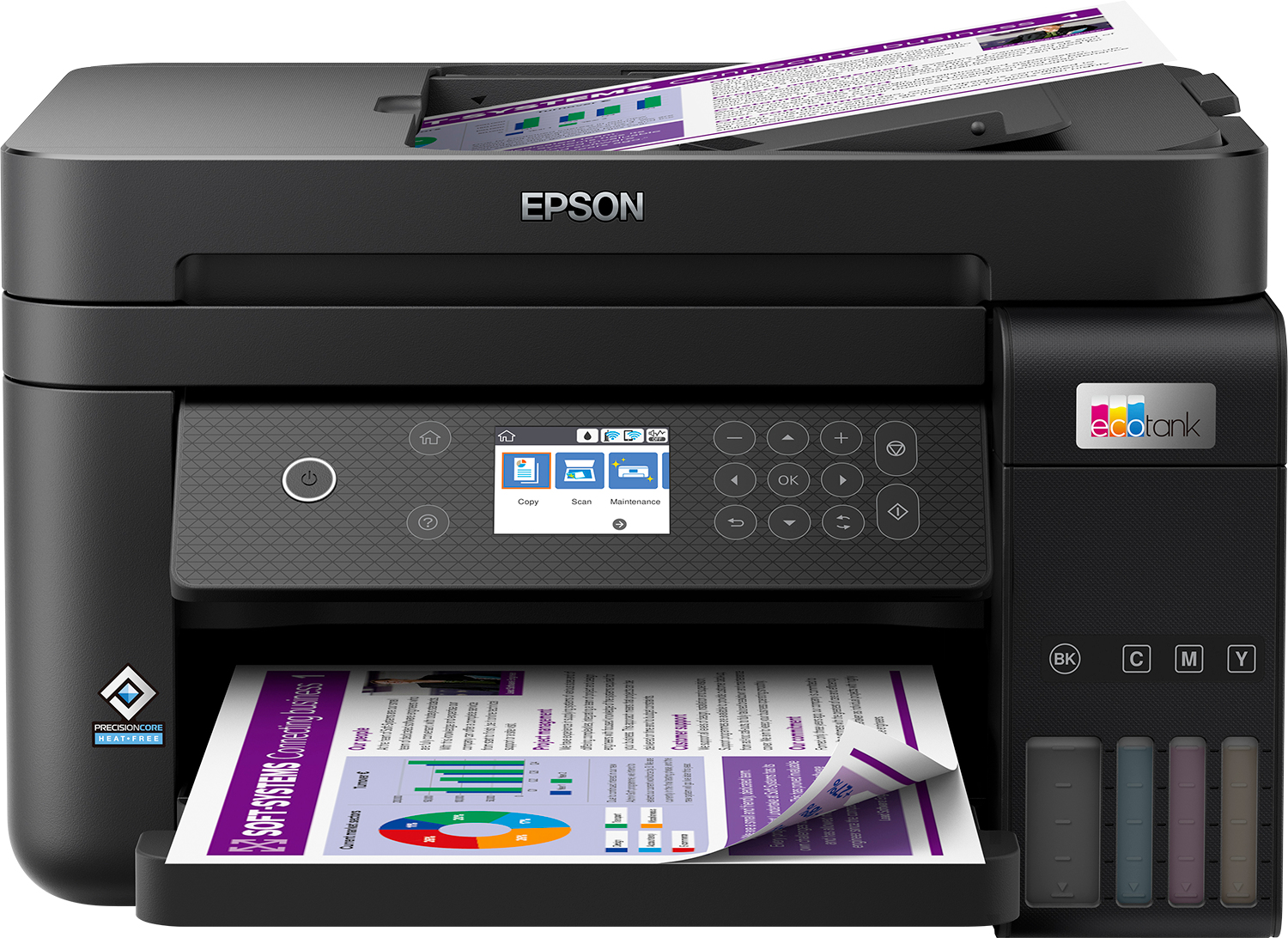 Drucker Epson EcoTank ET-3850 [C11CJ61402] A4 Color Ink Multifunktion WiFi