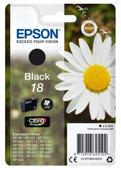 Epson 18 [C13T18014012] black Tinte
