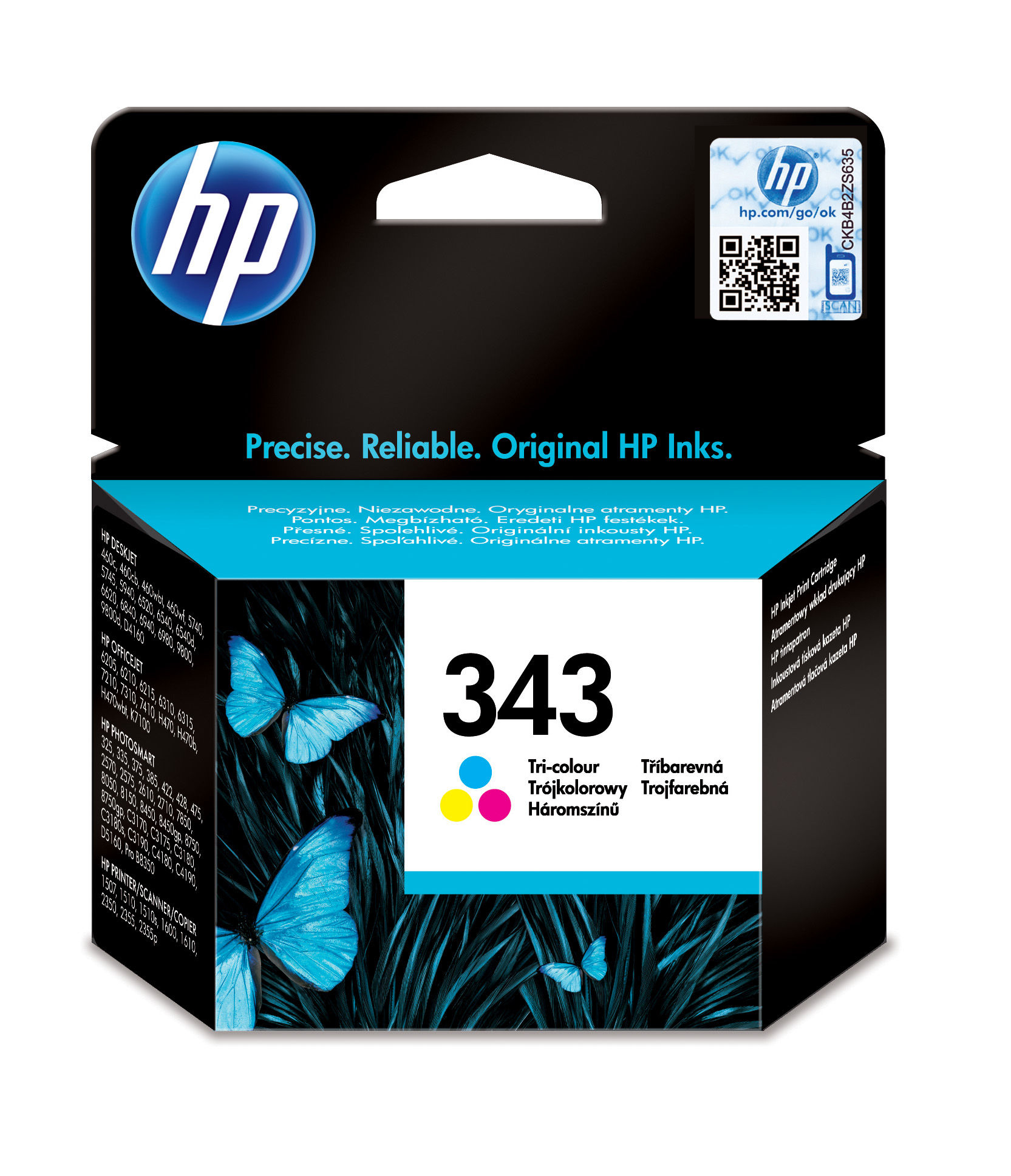 HP 343 [C8766E] color Tinte