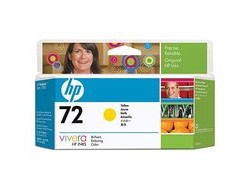 HP 72 [C9373A] HC yellow Tinte