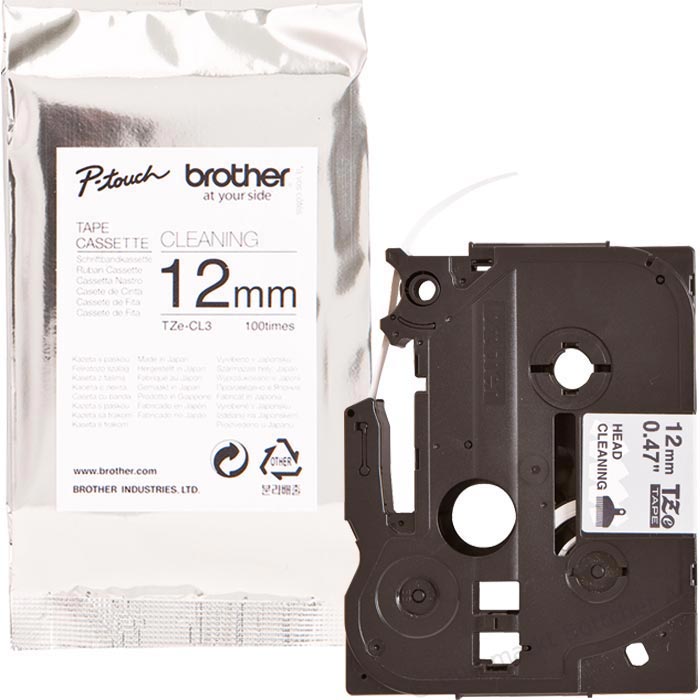 Brother [TZE-CL3] 12mm Reingungsband Schriftband