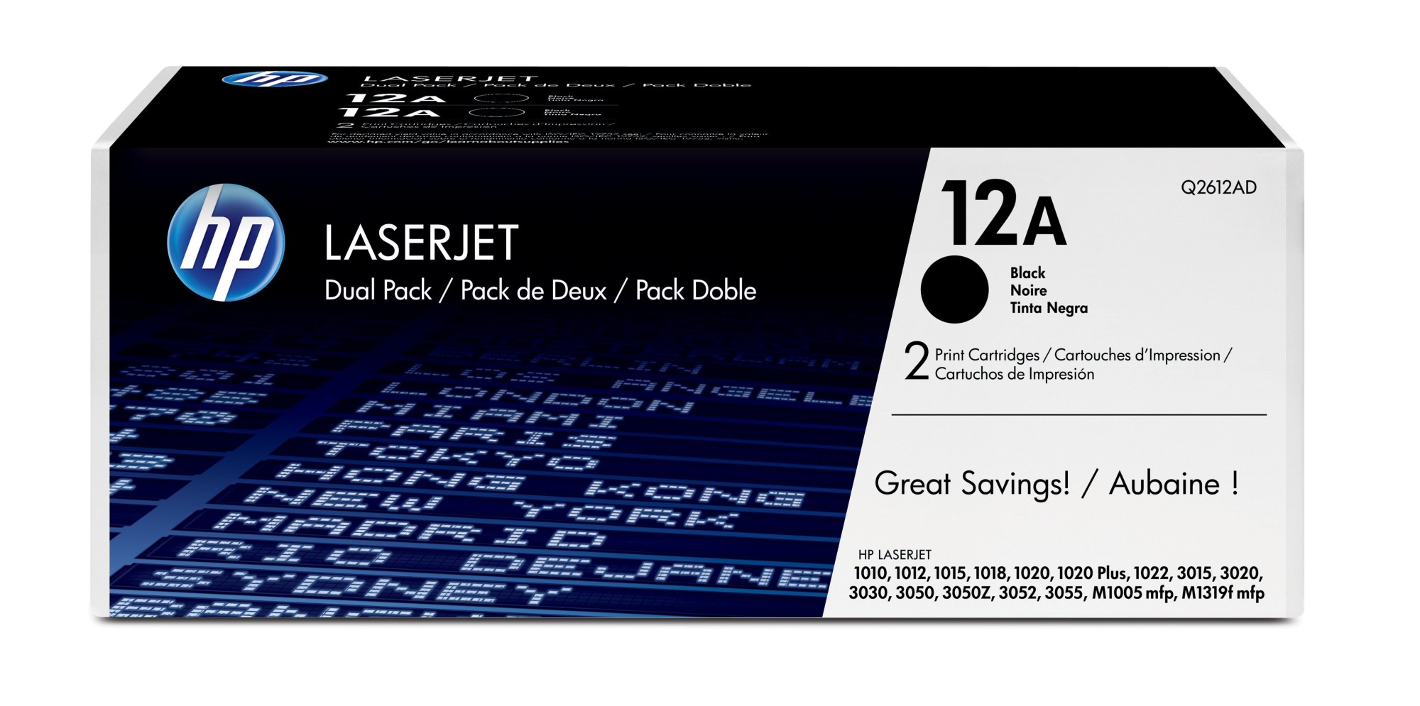 HP 12A [Q2612AD] TwinPack (2xQ2612A) black Toner