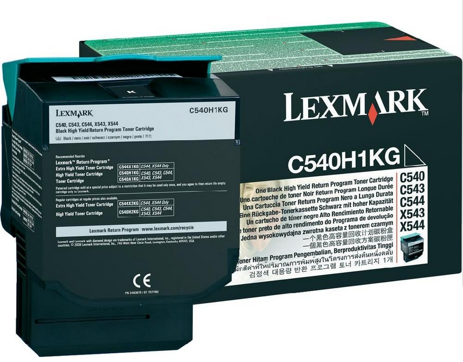 Lexmark [C540H1KG] HC black Toner