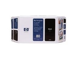 HP 80 [C4871A] HC black Tinte