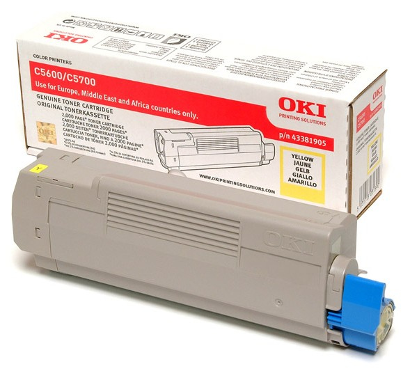 OKI [43381905] yellow Toner