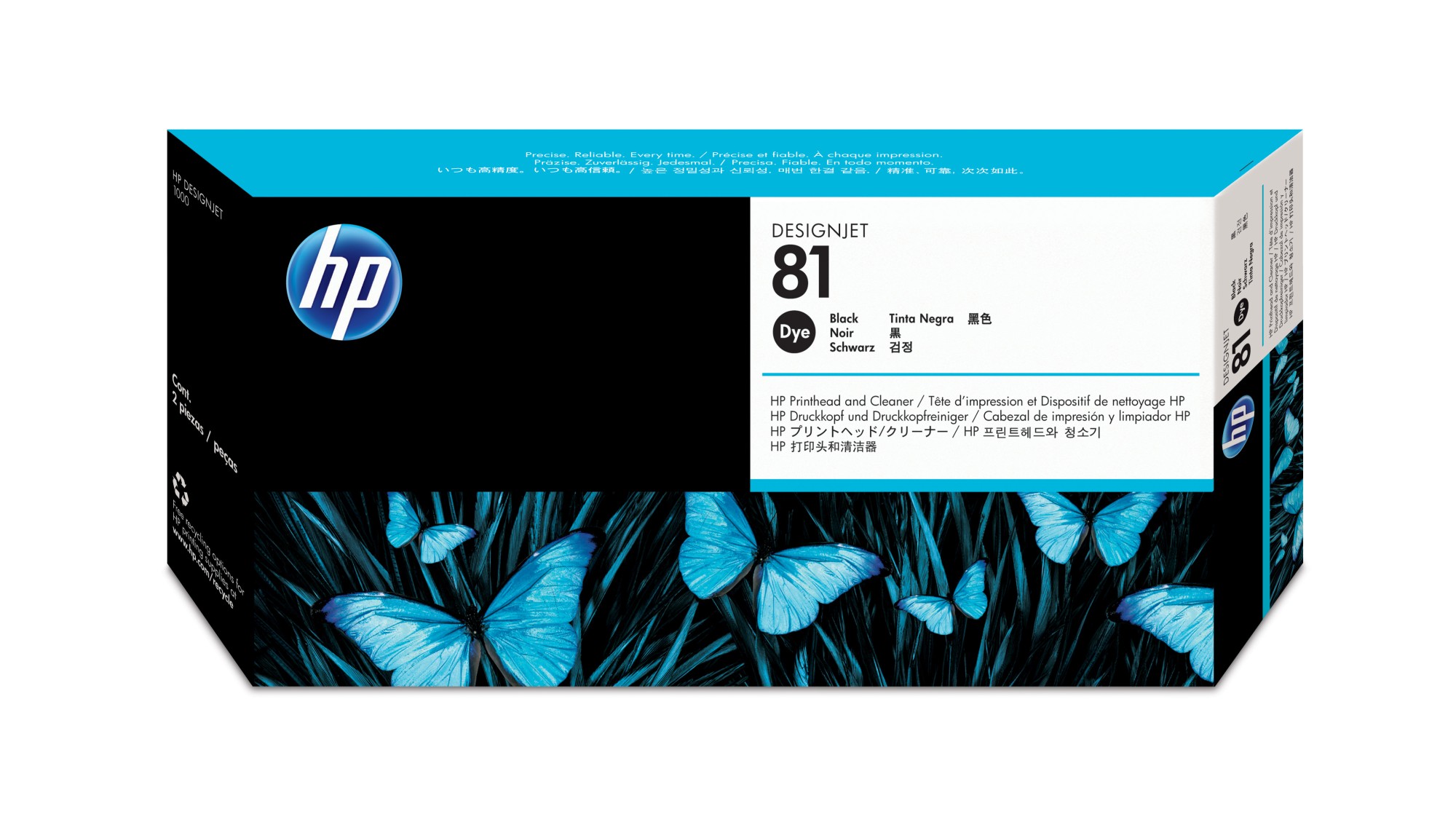 HP 81 [C4950A] black Druckkopf & Druckkopfreiniger