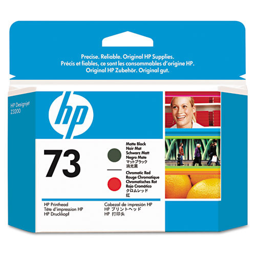 HP 73 [CD949A] matt-schwarz/chroma-rot Druckkopf