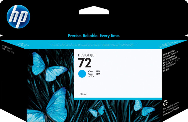HP 72 [C9371A] HC cyan Tinte