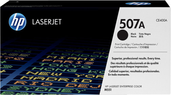 HP 507A [CE400A] schwarz Toner