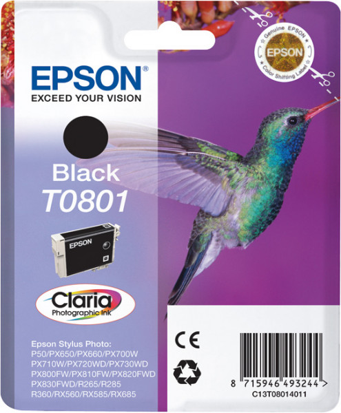 Epson T0801 [C13T08014011] schwarz Tinte