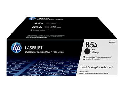 HP 85A [CE285AD] TwinPack (2xCE285A) schwarz Toner