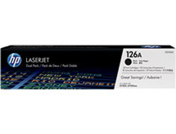 HP 126A [CE310AD] TwinPack (2xCE310A) schwarz Toner