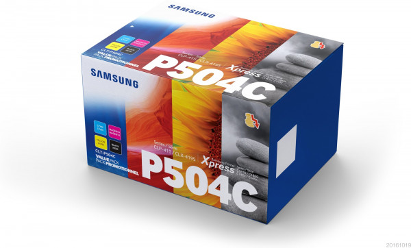 Samsung [CLT-P504C] MultiPack (CLT-K504S+CLT-C504S+CLT-M504S+CLT-Y504S) schwarz+cyan+magenta+gelb Toner