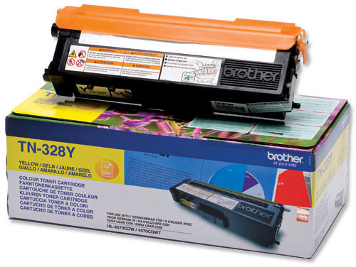 Brother [TN-328Y] HC gelb Toner