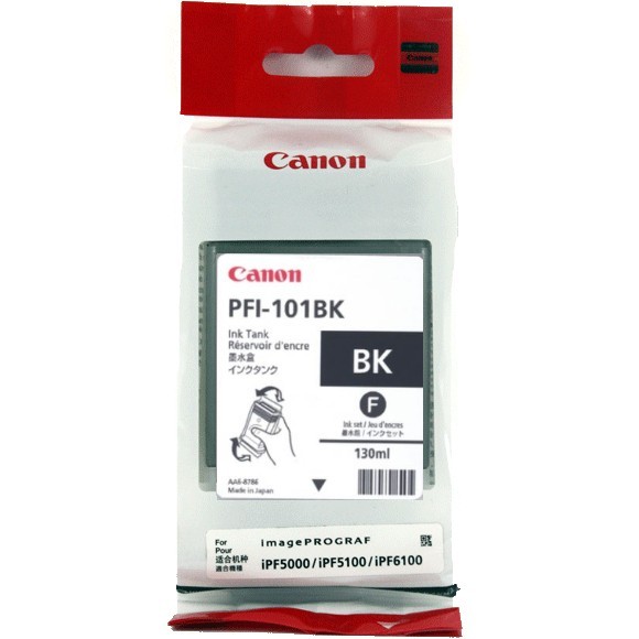 Canon PFI-101BK [0883B001] schwarz Tinte
