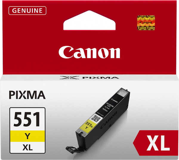 Canon CLI-551XLY [6446B001] HC gelb Tinte