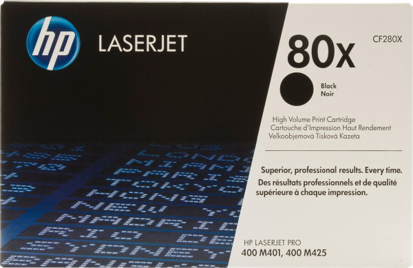 HP 80X [CF280X] HC schwarz Toner