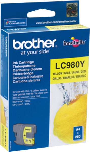 Brother [LC-980Y] gelb Tinte