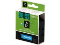 Dymo [S0720890] 19mm x 7m schwarz/grün Schriftband