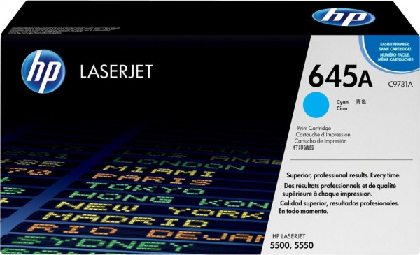 HP 645A [C9731A] cyan Toner