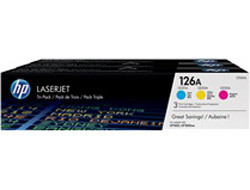 HP 126A [CF341A] MultiPack (CE311A+CE312A+CE313A) cyan+magenta+gelb Toner