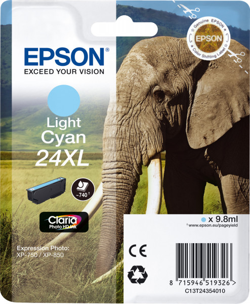 Epson 24XL [C13T24354012] HC hell-cyan Tinte