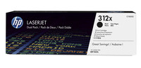 HP 312X [CF380XD] HC TwinPack (2xCF380X) schwarz Toner