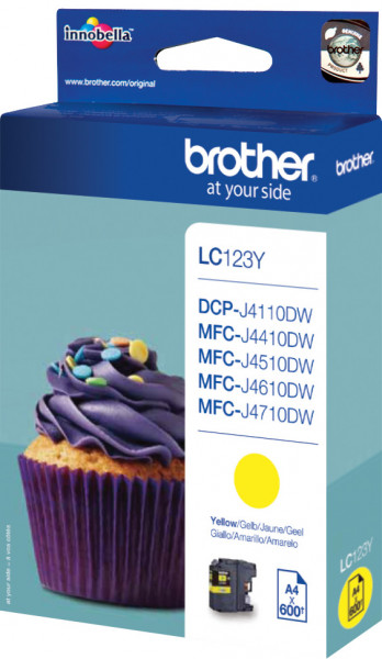 Brother [LC-123Y] gelb Tinte