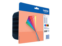 Brother [LC-223VALBP] MultiPack (LC-223BK+LC-223C+LC-223M+LC-223Y) schwarz+cyan+magenta+gelb Tinte