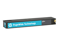 Tinte f. HP PageWide Managed P57750 [L0S29YC] HC+ Nr.976YC cyan