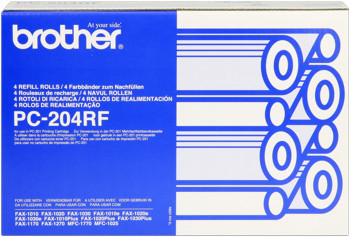 Brother [PC-204RF] 4er VE schwarz Farbband