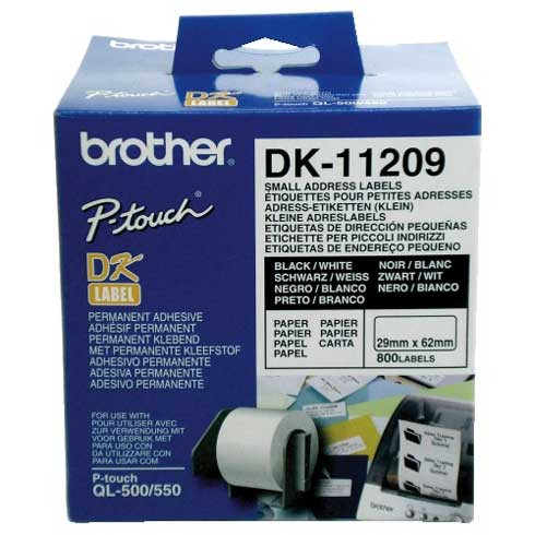 Brother [DK-11209] weiss 800 Etiketten