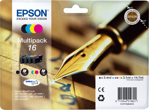 Epson 16 [C13T16264012] MultiPack (T1621+T1622+T1623+T1624)