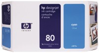 HP 80 [C4872A] cyan Tinte