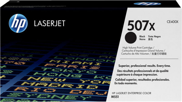 HP 507X [CE400X] HC schwarz Toner